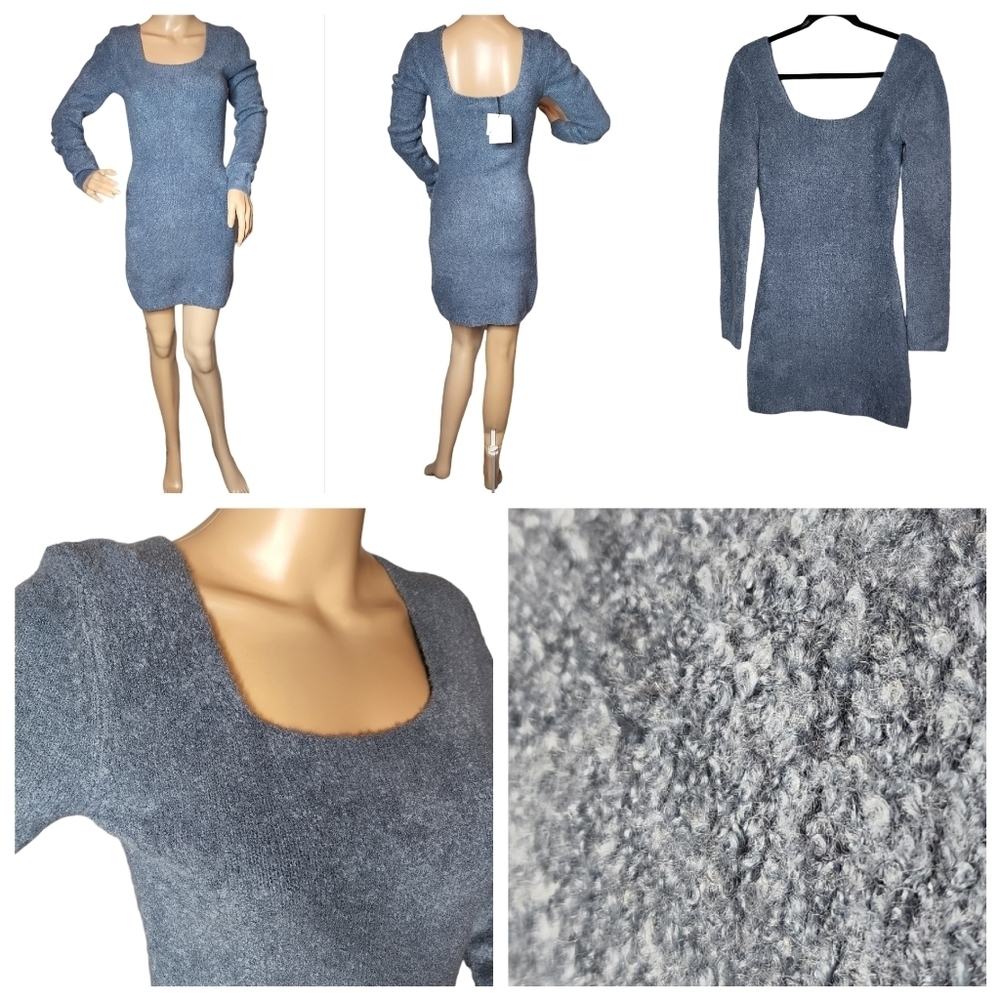 NWT ZARA WOOL-BLEND sweater dress